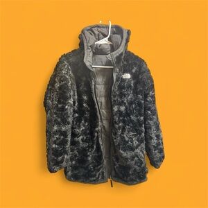 The North Face Black two sided Plush Jacket